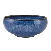 Aqua Blue Terra Porcelain Belly Bowl 